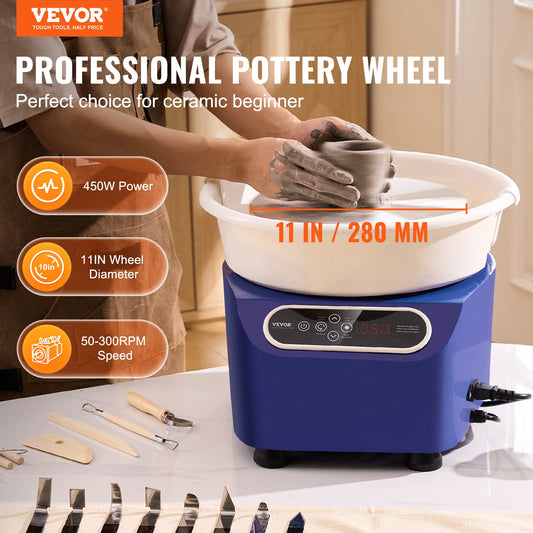 Pottery Forming  11 Inch Electric Wheel
