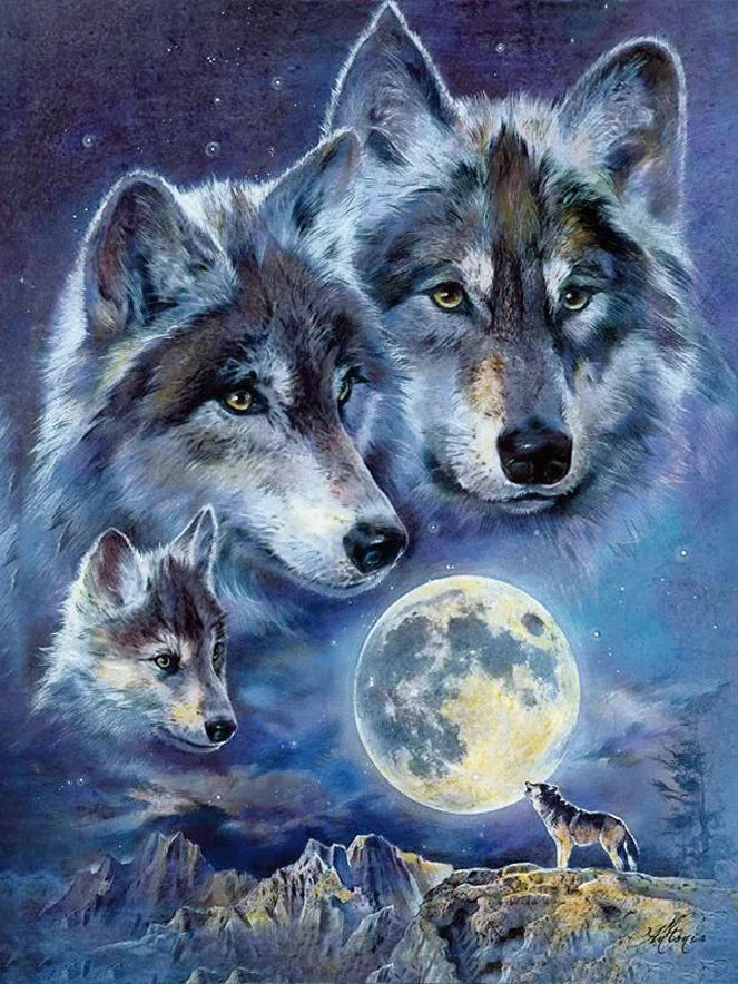 DIY 5D Diamond Painting Animal Landscape