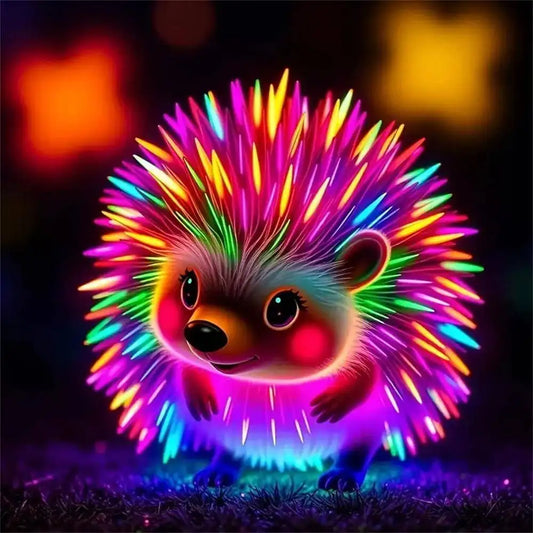 Diamond Painting Colorful Hedgehog