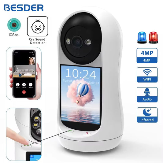 4MP PTZ Wifi Camera Video Call