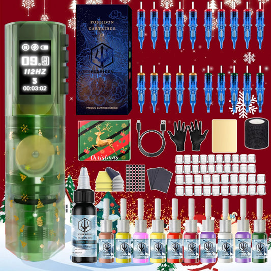 Poseidon Christmas Tattoo Kit