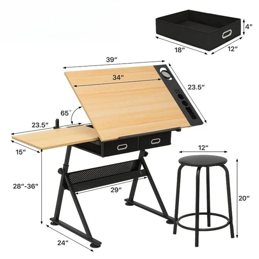Authenticity guarantee Study Room Artist Desk