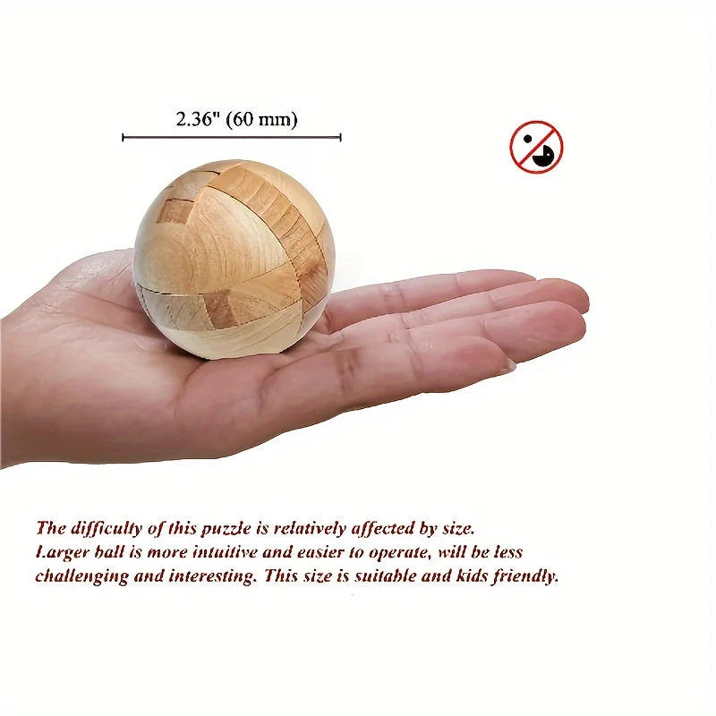 Wooden Puzzle Balls