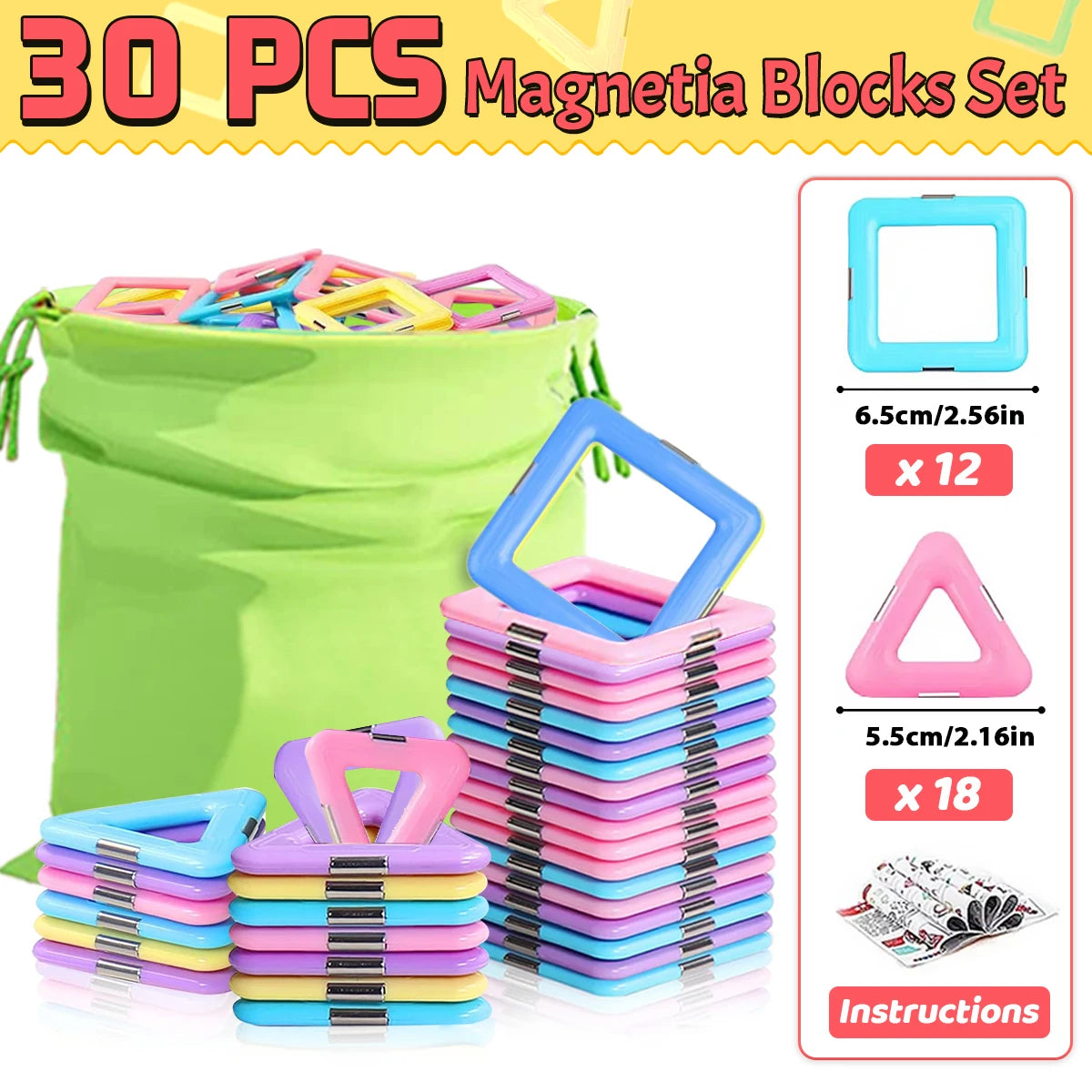 Magnetic Blocks Magnetic Building Blocks Set