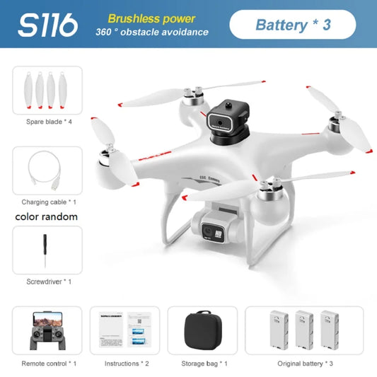 S116 MAX Drone Professional with 3 Batteries