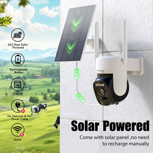 Wireless Outdoor Solar Security Camera
