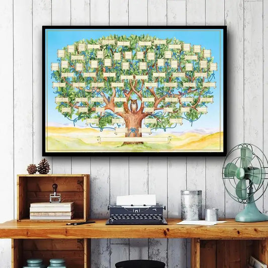 Fillable Family Tree Chart 6 Generation