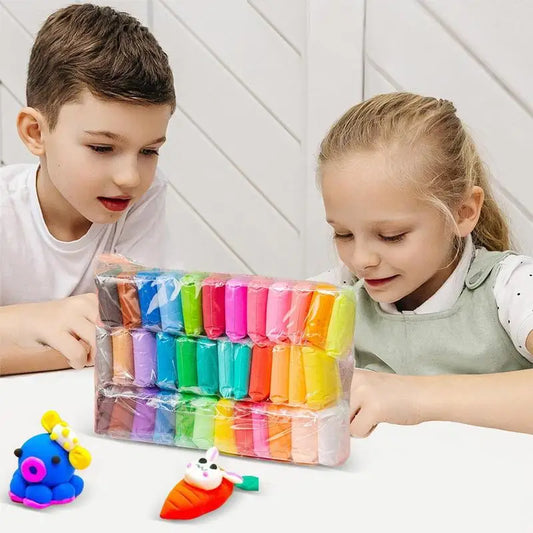 Super Light Clay with hand tools